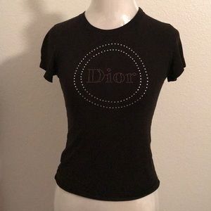 Christian Dior Black Top Size Small